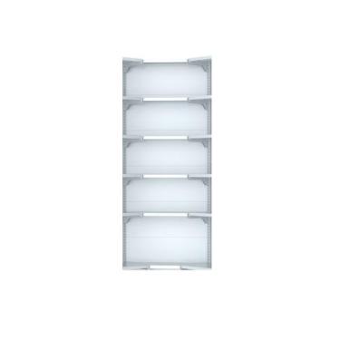 Imagem de Kit 6 Bandejas Canto 202 FIT Farmacia 30/25 Branco Spe - Amapá