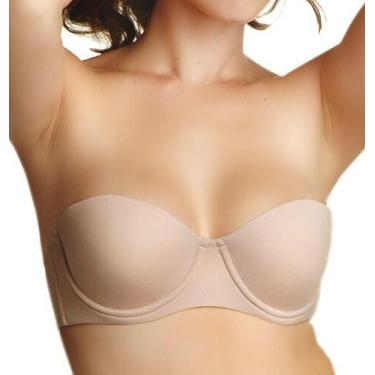 Imagem de Sutiã Alças Removíveis Dilady 12315 Sem Costura, 44, Chocolate