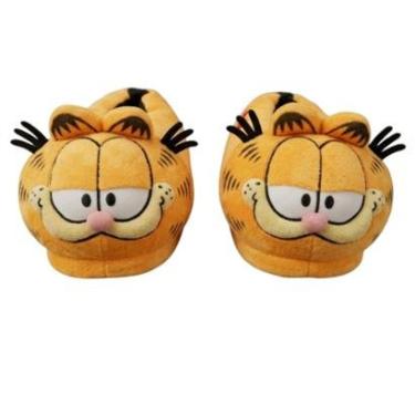 Imagem de Pantufa Garfield 3D Zona Criativa - Laranja-Unissex