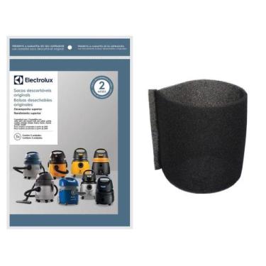 Imagem de Kit de Sacos + Filtro P/ Aspirador AWD01 Electrolux