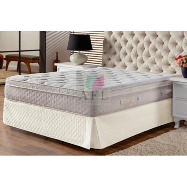 Imagem de Saia Box Matelada Casal Queen - 30 Cm De Altura - JR DECORAÇÕES , Palh