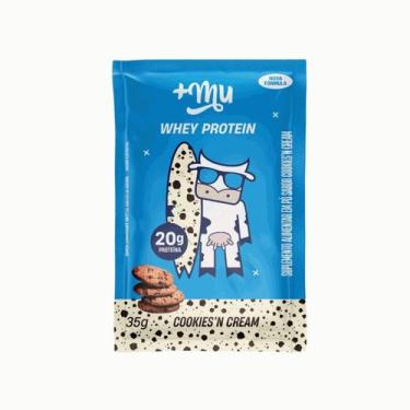 Imagem de Whey Protein +Mu Sachê (35g) - Sabor: Cookies e Cream - Mais Mu