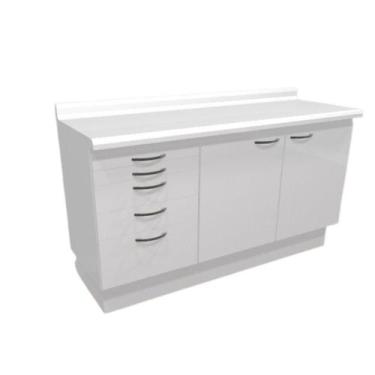 Imagem de Aparador Bancada Clínica Cabeleireiro Estética Multiuso MDF - Deki Móv