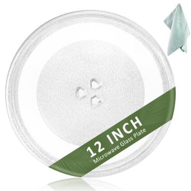 Imagem de Placa giratória de vidro de microondas de 30 cm para microondas Whirlp