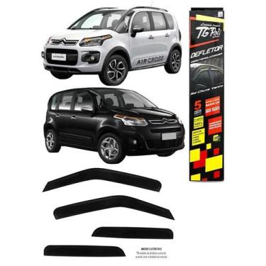 Imagem de Calha Chuva Defletor TG Poli Citroen C3 Picasso 2011 à 2015 Air-Coss 2
