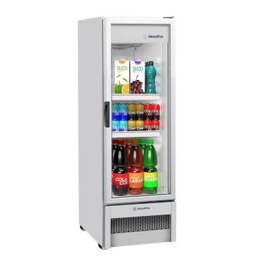 Imagem de Expositor/Refrigerador Vertical Metalfrio - 256 Litros VB25, Porta de Vidro, Branco