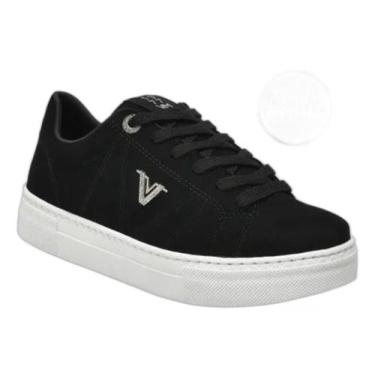 Imagem de Tenis via marte preto nobuk style cor:nobuk/brilhotamanho:37, Nobuk, B
