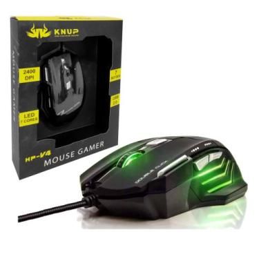 Imagem de Mouse Gamer 7 Botões Com 2400 Dpi USB com fio - Semi Profissional - Kn