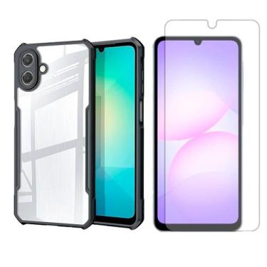 Imagem de Capa Airbag Para Samsung Galaxy A07 + Pelicula Hidrogel Cor:Preto - GR