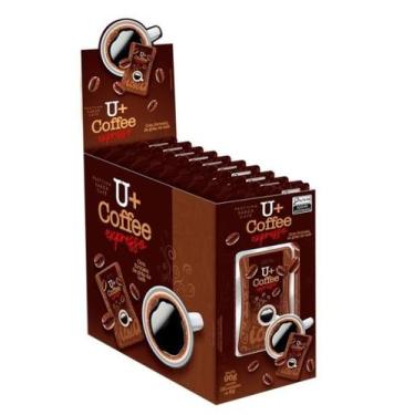 Imagem de Pastilha U+ Coffee Expresso Bala Formato Do Grão De Café 12u
