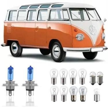 Imagem de Lampadas kombi farois pisca lanterna freio re e placa - TIGER