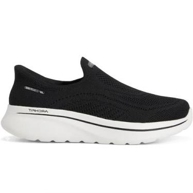 Imagem de Tênis Skechers Go Walk Arch Fit N-Joy Aria Feminino Preto -, Preto bra