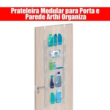 Imagem de Prateleira Modular para Porta e Parede Arthi Organiza