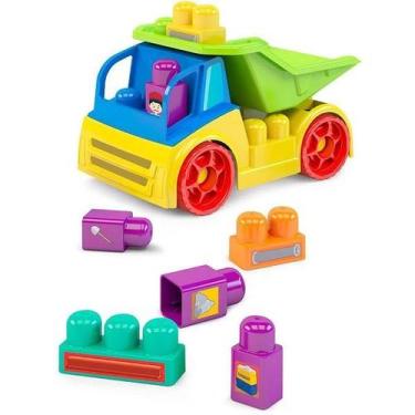 Imagem de Caminhão bloco truck da blocolândia 9pç mk385 - dismat