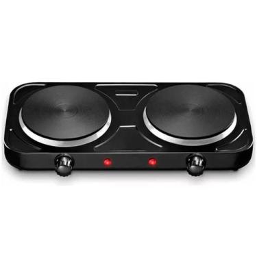 Imagem de Fogão Cooktop Elétrica 5 Temperaturas 2 Bocas - Facilite.ud, 110V