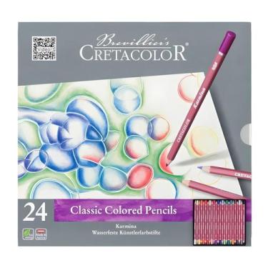 Imagem de Lapis de Cor Permanente Classic Karmina 24 Cores Cretacolor