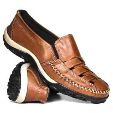 Imagem de Mocassim Casual Drive Masculino Confort Latego Couro - Onda Surf, Hava
