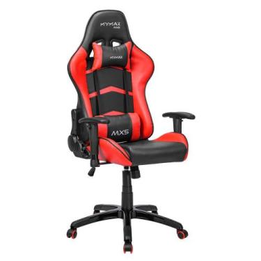 Imagem de Cadeira Gamer Mymax MX5 Preto/Vermelho Reclinável