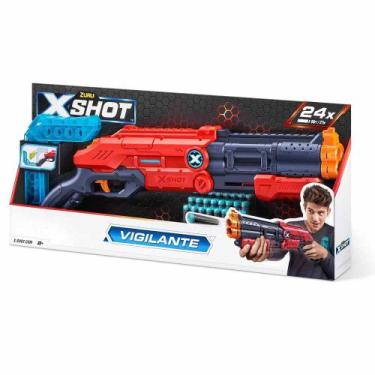 Imagem de Lançador de Dardos - X-Shot Red - Vigilante - 24 Dardos - Candide - Ca