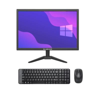 Imagem de Kit Monitor 19 Branco mais Teclado E Mouse sem fio Mk220 - GRUPO FAST 