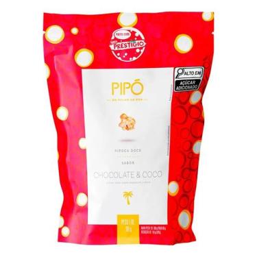 Imagem de Pipoca Gourmet Doce Sache Sabor Prestigio 90g Lanche Crocante Chocolat