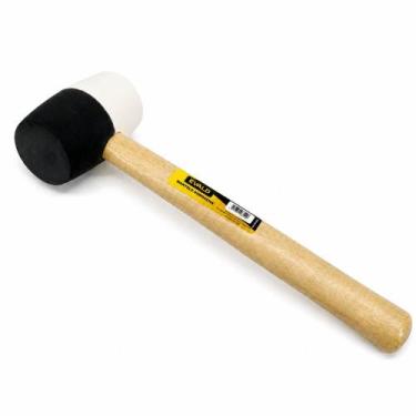 Imagem de Martelo de Borracha com Cabo de Madeira 450g EV-706803 EVALD