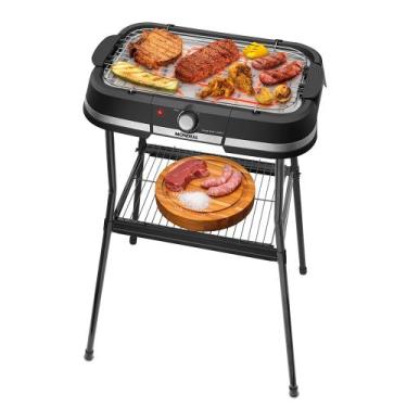 Imagem de Churrasqueira Elétrica Mondial Preto 1800W - CH-09-BI, 110V