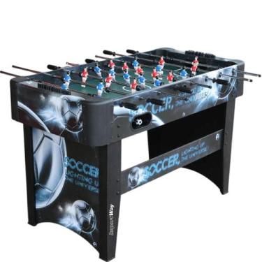 Imagem de Mesa de Pebolim Importway Soccer Preto Compacta