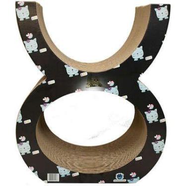 Imagem de Arranhador Pet star Russia para gatos cor:PRETO, PRETO