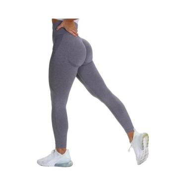 Imagem de Leggings Sem Costura De Cintura Alta Para Mulheres, Roupas De Fitness 