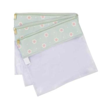 Imagem de Conjunto 3 Saquinhos Margarida Menta Masterbag - MASTER BAG