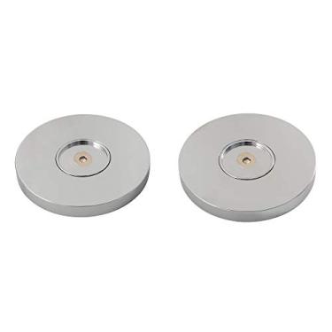 Imagem de Kingston Brass GLDRF814121 Flange de barra de apoio de prata sálvia 2,8 cm (1 par), cromo polido