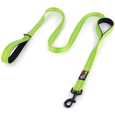 Imagem de (1.8m, Green) - Primal Pet Gear Dog Leash 1.8m long - Traffic Padded Two Handle - Heavy Duty - Double Handles Lead for Control Safety Training - Leashes for Large Dogs or Medium Dogs - Dual Handles Leads