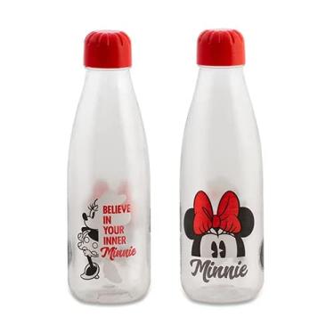 Imagem de Garrafa Pet Paris Minnie Composição Plastico Estampa Sortido Dimensão 23cmm Capacidade 600ml, Plasduran - 143202