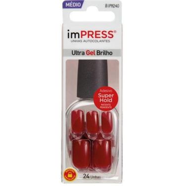 Imagem de Unhas Adesivas First Kiss Impress Message Me