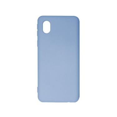 Imagem de Capa Capinha Case Emborrachada Lisa Para Samsung  A01 Core-Azul Claro