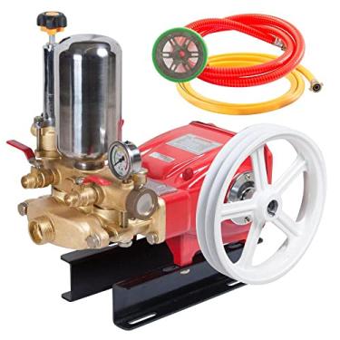 Imagem de Bomba Agrícola Kawashima S80F Com Cabeçote de Ferro 800rpm e Polia de 9,8 Polegadas, Saída MCA 500ml Ideal Para Pulverização, Lavação, Transferência e Irrigação