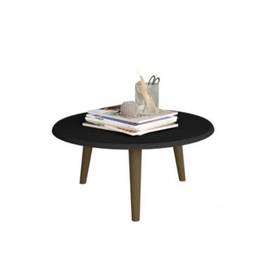 Imagem de Mesa de Centro Brilhante Preto Fosco - Móveis Bechara