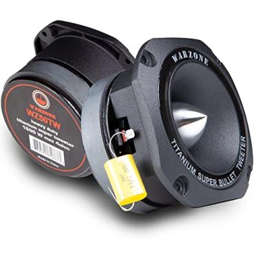 Imagem de Gravity 1 alto-falante WZ50TW 1500W super tweeter de titânio resistente de 4 Ohms para carro, van, quadriciclo, motocicleta e competição (preto)