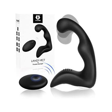 Imagem de Estimulador e Massageador de Próstata Recarregável Landy-RCT S-Hande 9 Vibrações Silicone Recarregável 13,2cm x 2,9cm