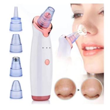 Imagem de Carinonmix Removedor de Cravos e Espinhas, Sucção Recarregável, 1 Gramas, Caneta, Silicone ou Plástico