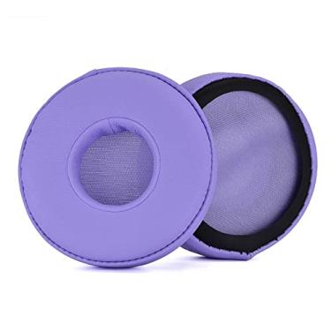 Imagem de TECKEEN Almofadas auriculares de substituição L+R Gaming Skin+Esponja para fone de ouvido Sony WH-CH500/WH-CH510