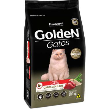 Imagem de Ração Seca PremieR Pet Golden Gatos Adultos Carne - 10,1 Kg