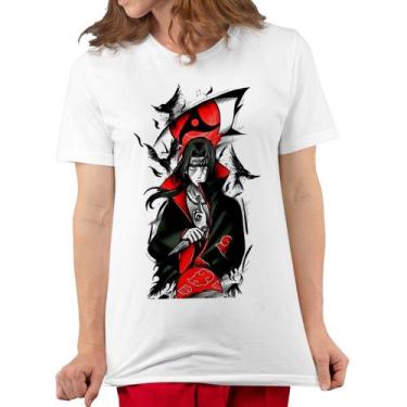 Imagem de Camiseta Unissex Itachi Uchiha Naruto Shippuden - Hot Cloud Shop