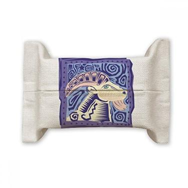 Imagem de Bolsa de linho de algodão para gravação da Constellation Aries Mexicon Culture