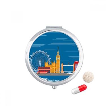 Imagem de London Eye Double Decker Buses Graffiti Caixa de armazenamento de remédios