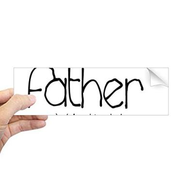 Imagem de DIYthinker Adesivo retangular "I'm a Father What's Your Superpower" para janela de notebook