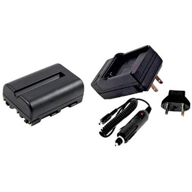 Imagem de Bateria NP-FM500H + carregador para Sony Alpha SLT-A65, SLT-A57, SLT-A77, DSLR-A580, DSLR-A900
