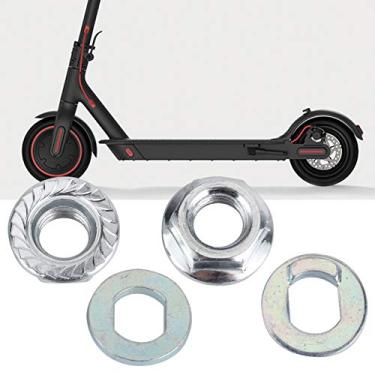 Imagem de 01 Substituição de porcas de liga de aço para roda de motor dianteira de scooter elétrica para M365 Pro, durável e tem boa resistência e alta resistência.
