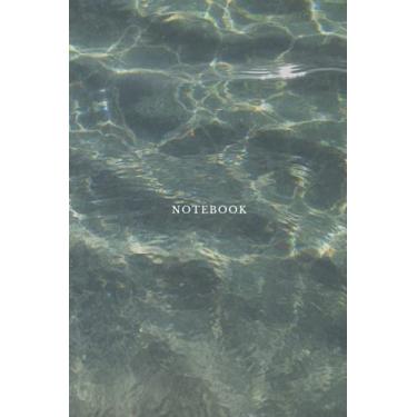 Imagem de Notebook: Modern Elements (Avatar Inspired) Water, Beach (Pool), Sand and Light Lined Notebook, 6 x 9, & 120 Pages: A modern avatar inspired elements blank lined notebook that has 120 pages.